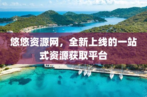 悠悠資源網，全新上線的一站式資源獲取平臺