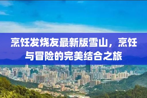 烹飪發(fā)燒友最新版雪山，烹飪與冒險(xiǎn)的完美結(jié)合之旅