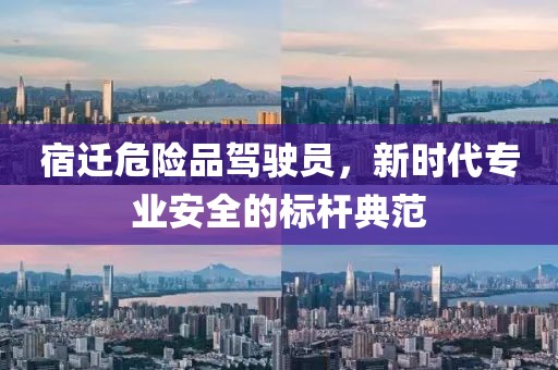 宿遷危險品駕駛員，新時代專業(yè)安全的標桿典范