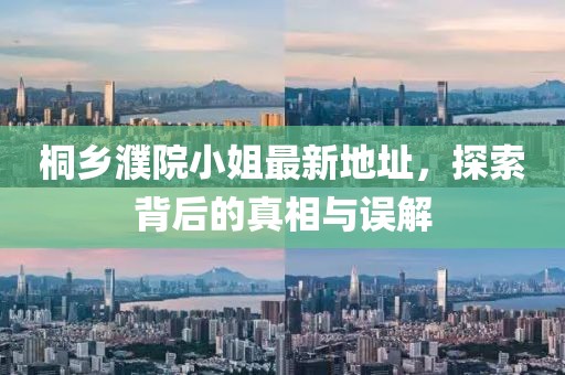 桐鄉(xiāng)濮院小姐最新地址，探索背后的真相與誤解
