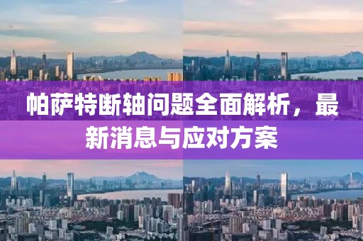 帕薩特斷軸問題全面解析，最新消息與應對方案
