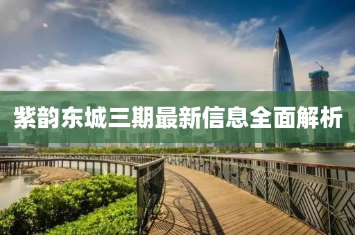 紫韻東城三期最新信息全面解析