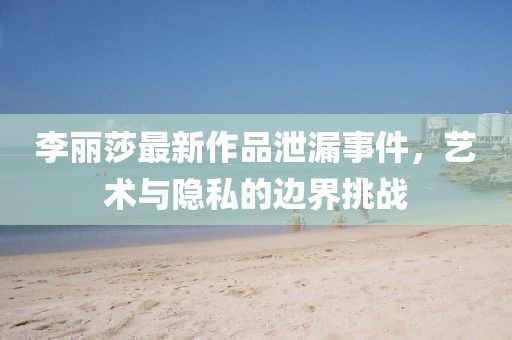 李麗莎最新作品泄漏事件，藝術與隱私的邊界挑戰(zhàn)