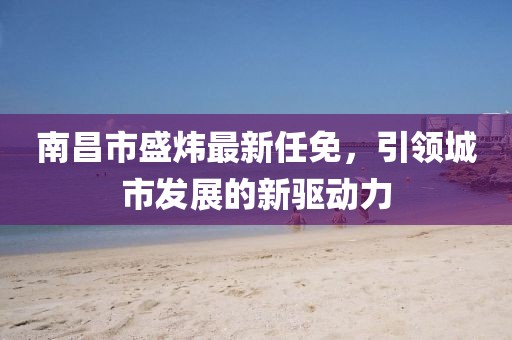 南昌市盛煒最新任免，引領城市發(fā)展的新驅動力