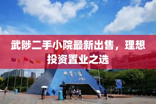 武陟二手小院最新出售，理想投資置業(yè)之選