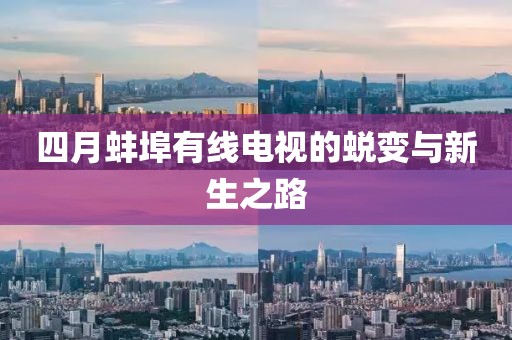 四月蚌埠有線電視的蛻變與新生之路