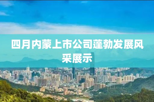 四月內(nèi)蒙上市公司蓬勃發(fā)展風采展示