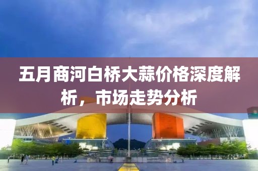 五月商河白橋大蒜價(jià)格深度解析，市場(chǎng)走勢(shì)分析