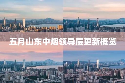 五月山東中煙領(lǐng)導(dǎo)層更新概覽