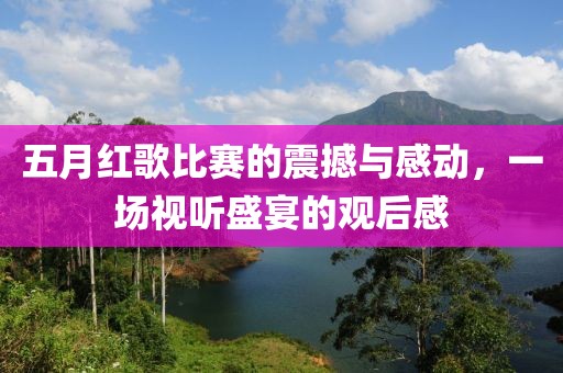 五月紅歌比賽的震撼與感動，一場視聽盛宴的觀后感