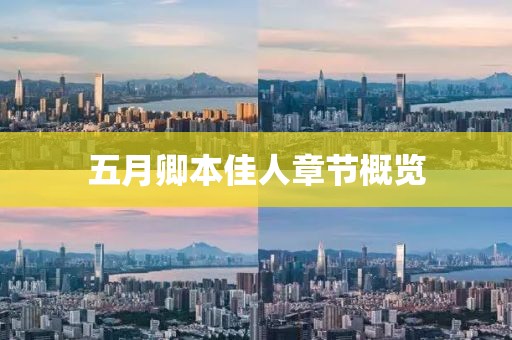 五月卿本佳人章節(jié)概覽