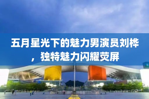 五月星光下的魅力男演員劉樺，獨特魅力閃耀熒屏